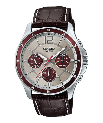 CASIO COLLECTION & VINTAGE MTP-1374L-7A1VDF Day - Date - 24H Armbanduhr 43.5 mm