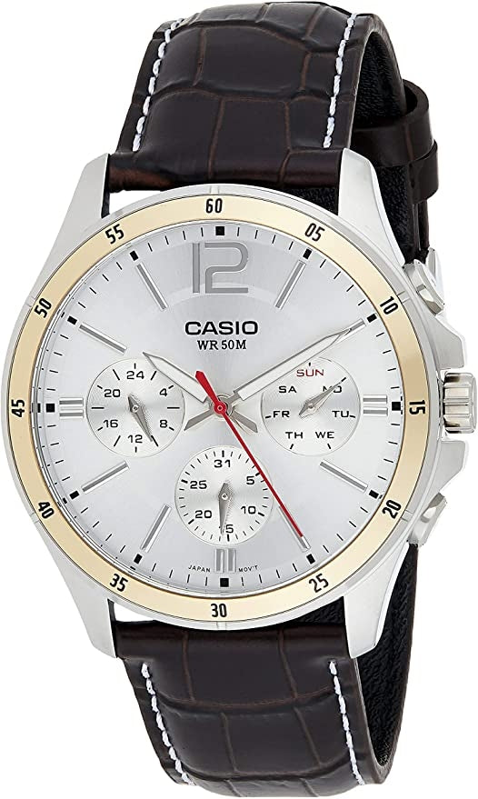 CASIO COLLECTION & VINTAGE MTP-1374L-7AVDF Multifunction Armbanduhr 43.5 mm Silber
