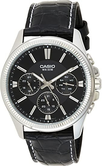 CASIO COLLECTION & VINTAGE MTP-1375L-1AVDF Multifunction Armbanduhr 42 mm Schwarz