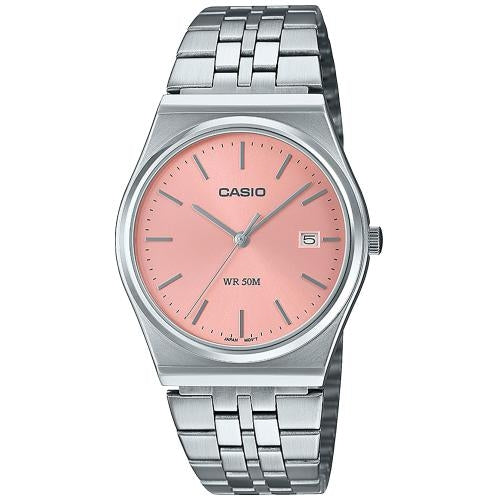 CASIO COLLECTION & VINTAGE MTP-B145D-4AVEF Date Armbanduhr 35 mm Rosa