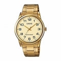 CASIO COLLECTION & VINTAGE Herren Quarzuhr aus Edelstahl mit SS Bracelet 38 mm MTP-V001G-9BUDF – Seitenansicht