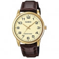 CASIO COLLECTION & VINTAGE MTP-V001GL-9BUDF Only Time Armbanduhr 38 mm Gold ansicht-3