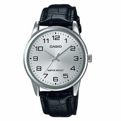 CASIO COLLECTION & VINTAGE Herren Quarzuhr aus Leder 38 mm MTP-V001L-7BUDF – Produktansicht