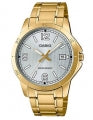 CASIO COLLECTION & VINTAGE MTP-V004G-7B2UDF Date Armbanduhr 41.5 mm Gold ansicht-3