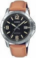CASIO COLLECTION & VINTAGE MTP-V004L-1B2UDF Date Armbanduhr 41 mm Schwarz ansicht-3