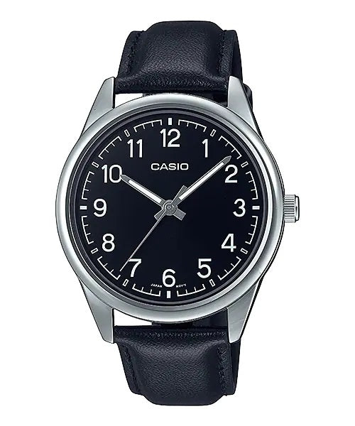 CASIO COLLECTION & VINTAGE MTP-V005L-1B4UDF Only Time Armbanduhr 40 mm Schwarz