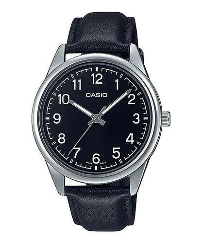 CASIO COLLECTION & VINTAGE MTP-V005L-1B4UDF Only Time Armbanduhr 40 mm Schwarz