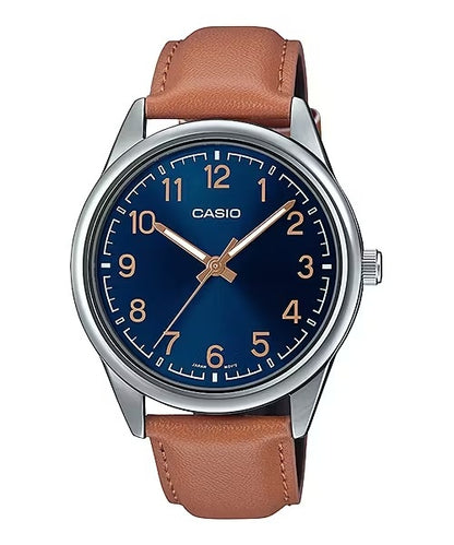 CASIO COLLECTION & VINTAGE MTP-V005L-2B4UDF Only Time Armbanduhr 40 mm Blau