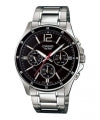 CASIO COLLECTION & VINTAGE MULTIFUNCTION CALENDAR - BLACK Herren Quarzuhr mit Datum aus – Seitenansicht