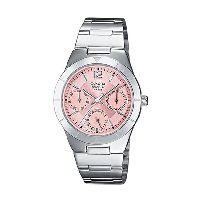CASIO COLLECTION & VINTAGE MULTIFUNCTION LADY - PINK LTP-2069D-4AVEG Calendar Armbanduhr 36 mm Rosa