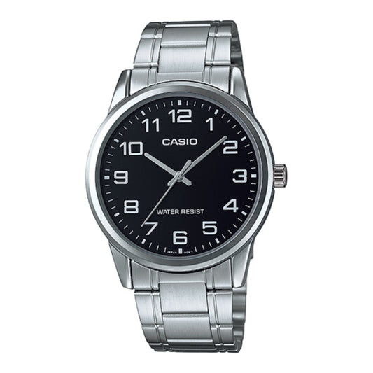 CASIO COLLECTION & VINTAGE ONLY TIME - BLACK MTP-V001D-1BUDF Only Time Armbanduhr 38 mm Schwarz