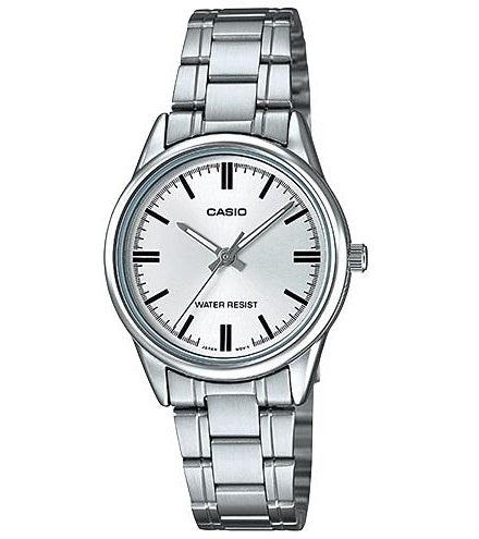 CASIO COLLECTION & VINTAGE ONLY TIME LADY - WHITE LTP-V005D-7AUDF Only Time Armbanduhr 34 mm Weiss