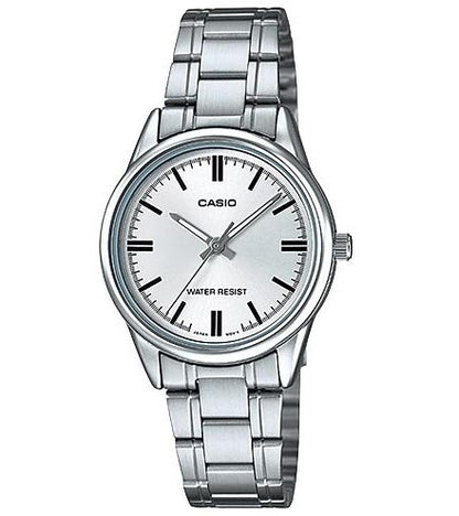CASIO COLLECTION & VINTAGE ONLY TIME LADY - WHITE LTP-V005D-7AUDF Only Time Armbanduhr 34 mm Weiss
