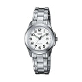 CASIO COLLECTION & VINTAGE ONLY TIME SILVER LTP-1259PD-7BEG Only Time Armbanduhr 28 mm Silber ansicht-3