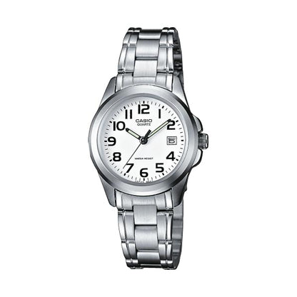 CASIO COLLECTION & VINTAGE ONLY TIME SILVER LTP-1259PD-7BEG Only Time Armbanduhr 28 mm Silber ansicht-2