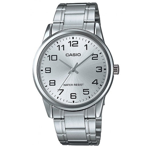 CASIO COLLECTION & VINTAGE ONLY TIME - SILVER MTP-V001D-7BUDF Only Time Armbanduhr 38 mm Silber