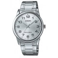 CASIO COLLECTION & VINTAGE ONLY TIME - SILVER Unisex Quarzuhr aus Edelstahl mit SS Bracelet 38 – Seitenansicht