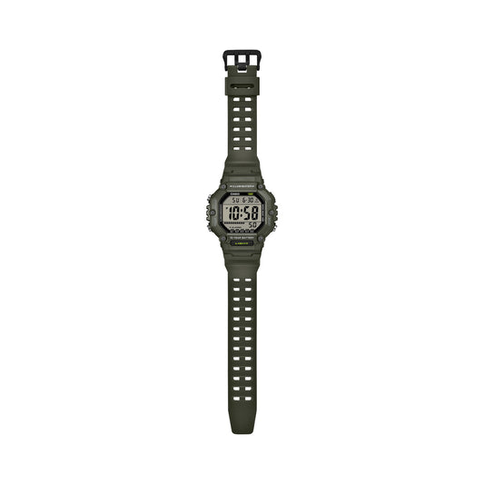 CASIO COLLECTION & VINTAGE OVERSIZE 10 YEARS BATTERY - GREEN Herren Quarzuhr aus Kunststoff mit – Produktansicht
