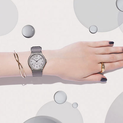 CASIO COLLECTION & VINTAGE POP TRANSLUCID GREY MQ-24S-8BEF Only Time Armbanduhr 35 mm Grau ansicht-2