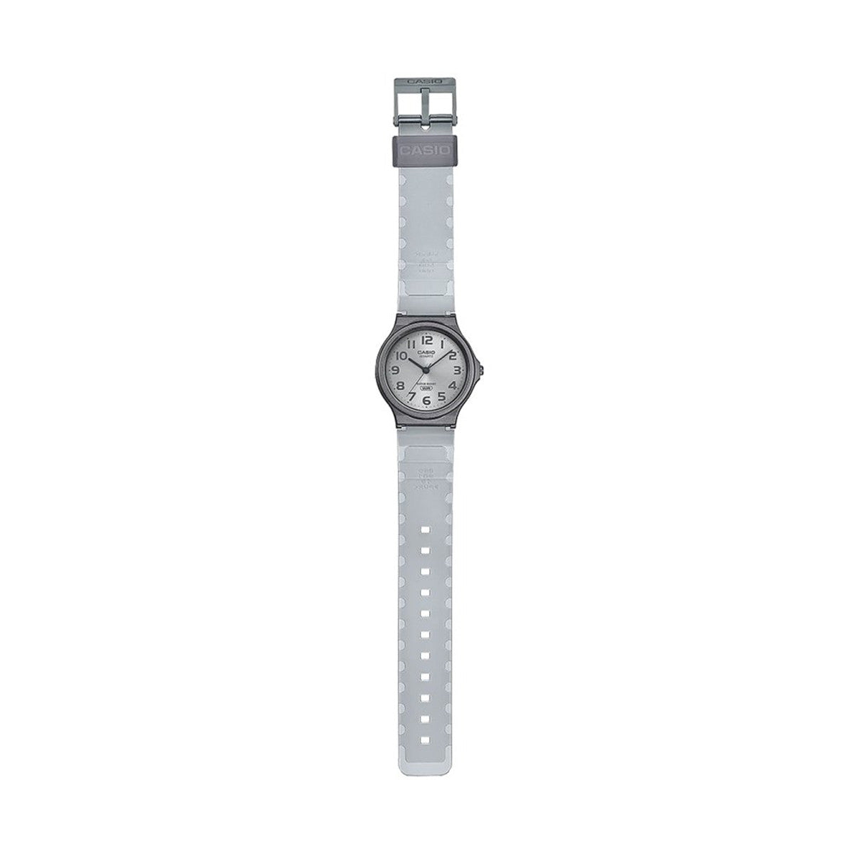 CASIO COLLECTION & VINTAGE POP TRANSLUCID GREY MQ-24S-8BEF Only Time Armbanduhr 35 mm Grau