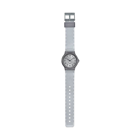 CASIO COLLECTION & VINTAGE POP TRANSLUCID GREY Unisex Quarzuhr aus Kunststoff mit Resin 35 mm – Produktansicht