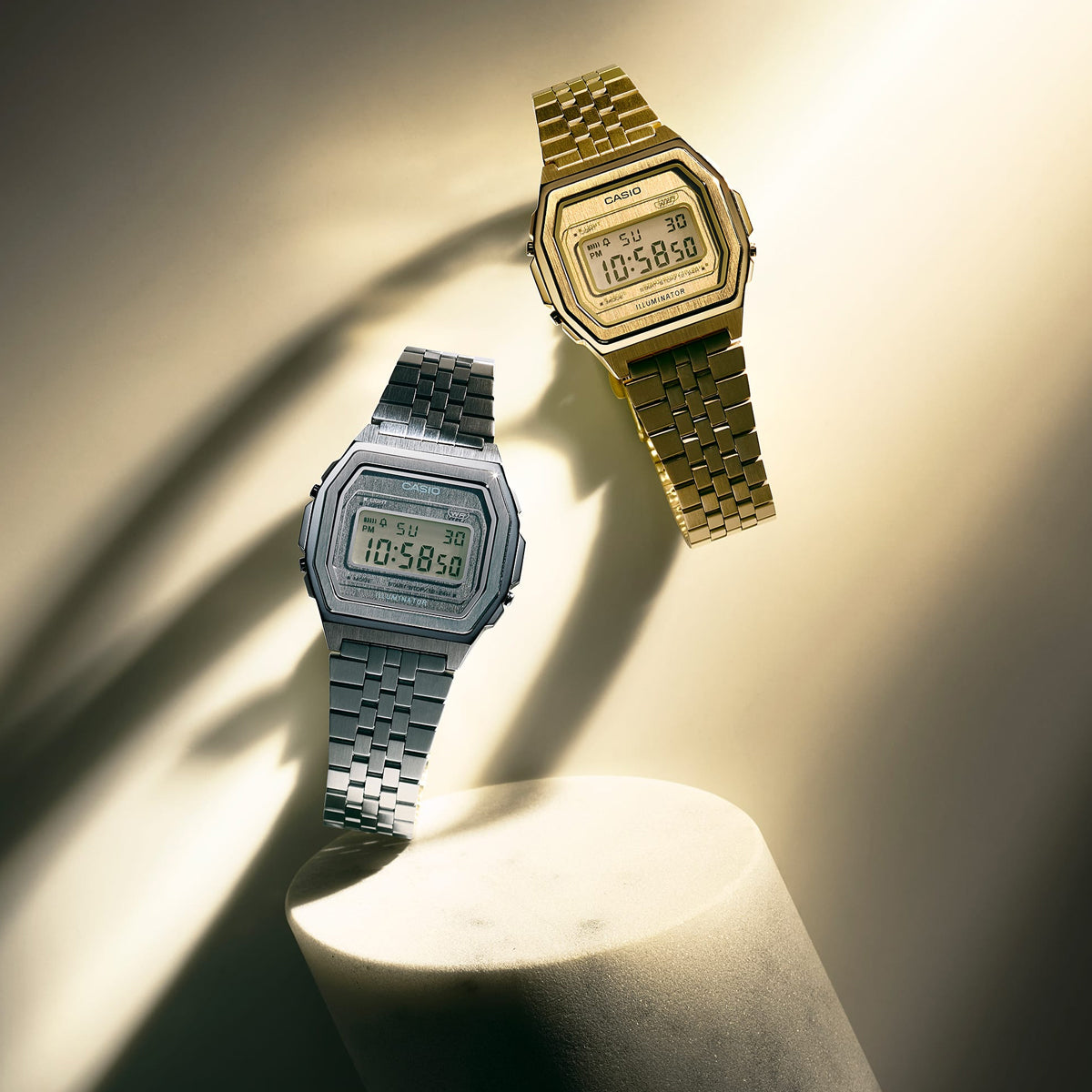 CASIO COLLECTION & VINTAGE PREMIUM COLLECTION - ICONIC - GOLD A1000G-9EF Multifunction Armbanduhr 38 mm Gold
