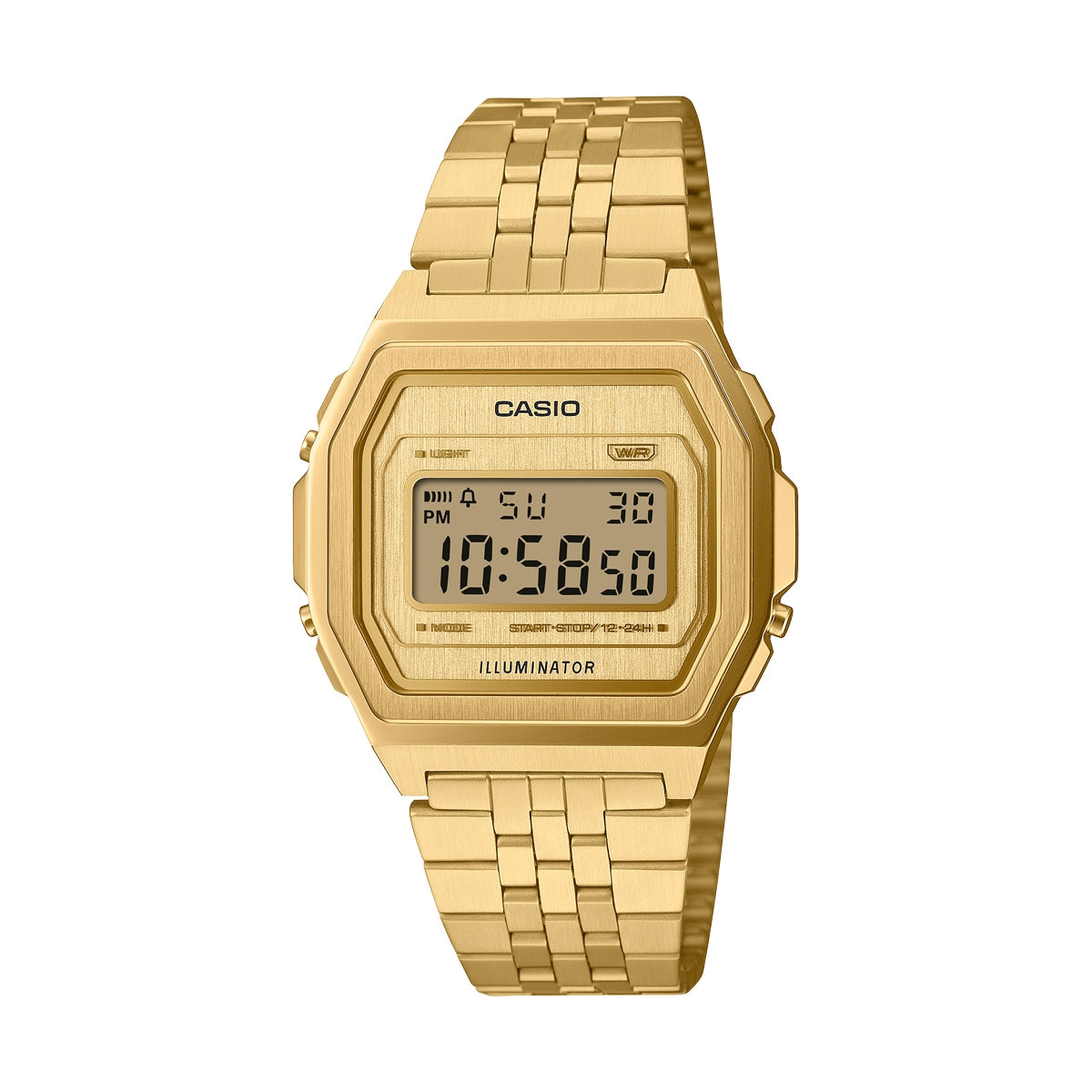 CASIO COLLECTION & VINTAGE PREMIUM COLLECTION - ICONIC - GOLD A1000G-9EF Multifunction Armbanduhr 38 mm Gold ansicht-2