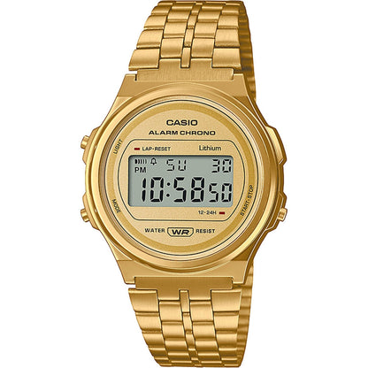 CASIO COLLECTION & VINTAGE ROUND - GOLD A171WEG-9AEF Multifunction Armbanduhr 37.5 mm Gold ansicht-2