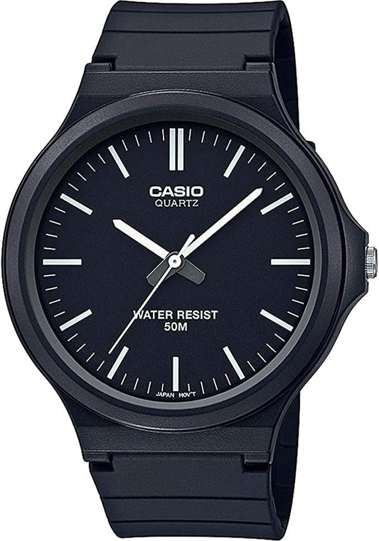 CASIO COLLECTION & VINTAGE SIMPLE INDEX - BLACK Herren Quarzuhr aus Kunststoff mit Resin 43.5 – Produktansicht