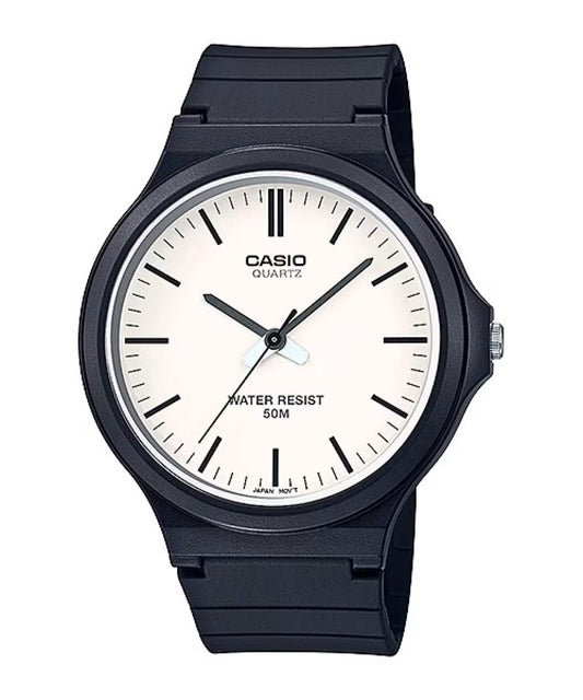 CASIO COLLECTION & VINTAGE SIMPLE INDEX - WHITE Herren Quarzuhr aus Kunststoff mit Resin 43.5 – Produktansicht