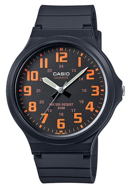 CASIO COLLECTION & VINTAGE SIMPLE - ORANGE MW-240-4BVDF Only Time Armbanduhr 42 mm