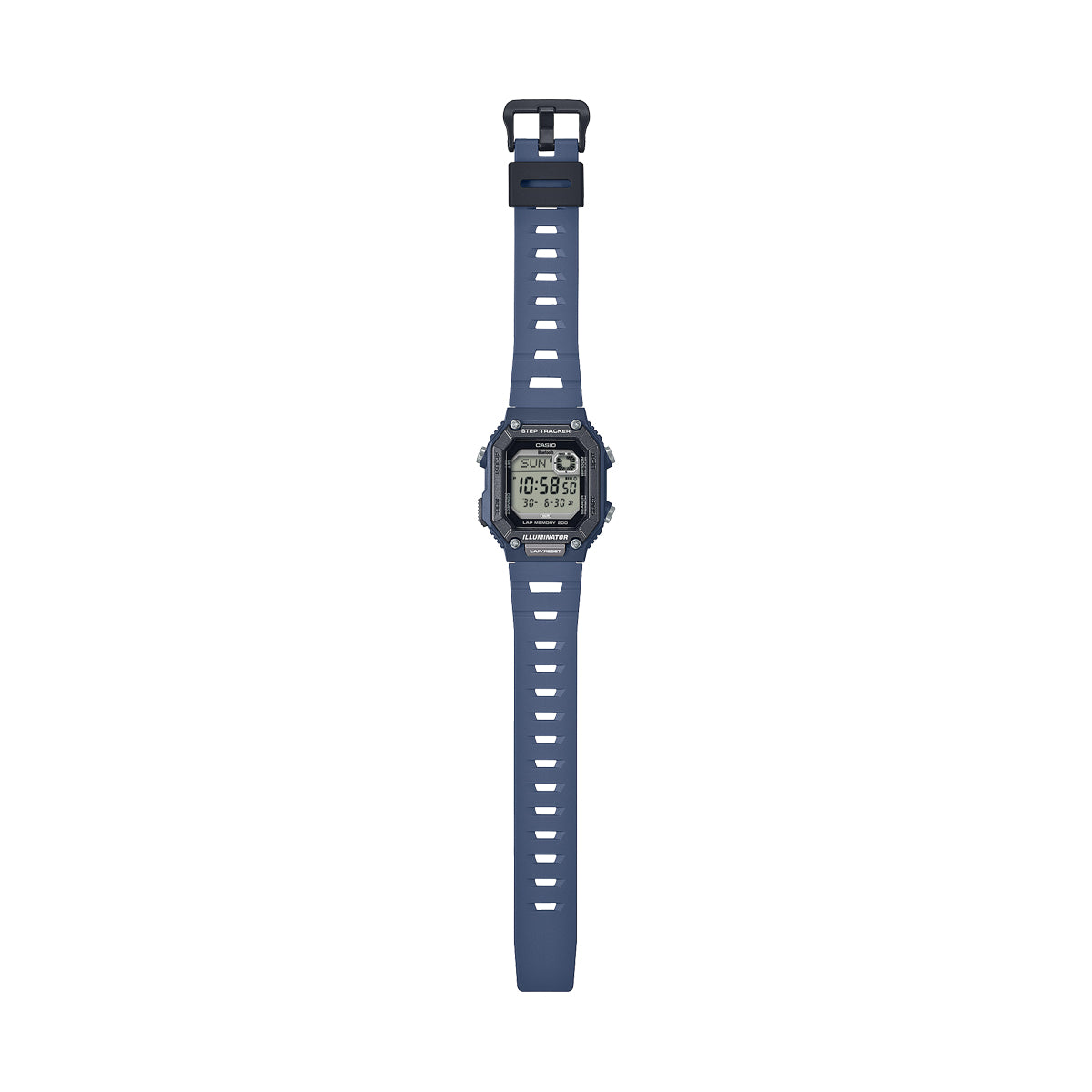 CASIO COLLECTION & VINTAGE STEP TRACKER LAP 200 Bluetooth - BLUE WS-B1000-2AVEF Multifunction Armbanduhr 46 mm Blau ansicht-3