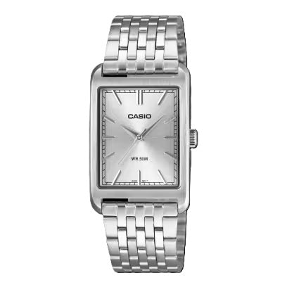 CASIO COLLECTION & VINTAGE TANK - ARGENTEE Herren Quarzuhr aus Edelstahl mit SS Bracelet 26 mm – Produktansicht