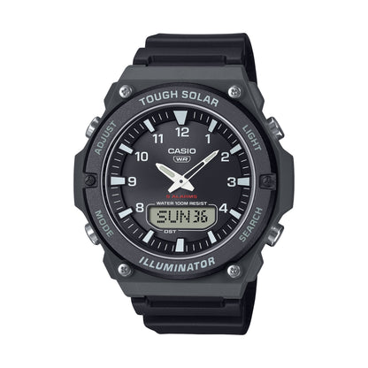 CASIO COLLECTION & VINTAGE TOUGH SOLAR - BLACK AQ-S820W-1AVEF Multifunction Armbanduhr 50 mm Schwarz ansicht-2