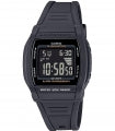 CASIO COLLECTION & VINTAGE W-201-1BVDF Multifunction Armbanduhr 36 mm ansicht-3