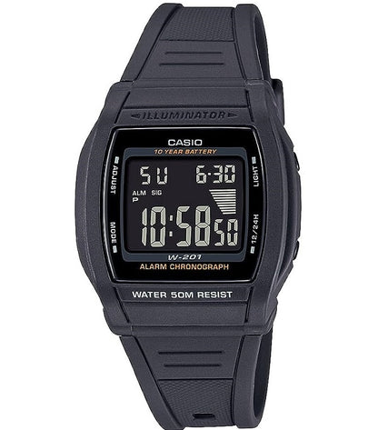 CASIO COLLECTION & VINTAGE W-201-1BVDF Multifunction Armbanduhr 36 mm