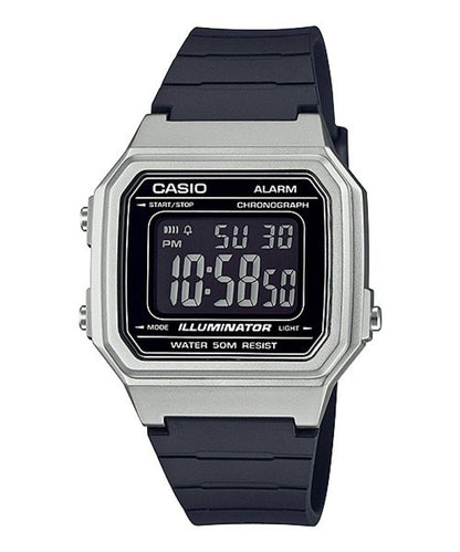 CASIO COLLECTION & VINTAGE W-217HM-7BVDF Multifunction Armbanduhr 41 mm Silber