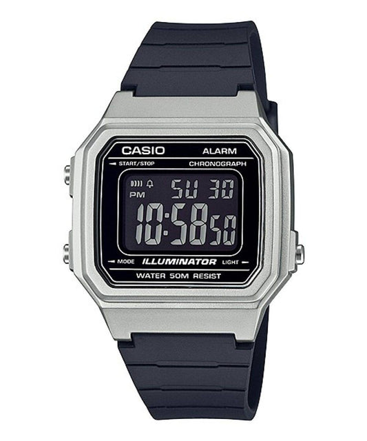 CASIO COLLECTION & VINTAGE Herren Quarzuhr aus Kunststoff mit Resin 41 mm W-217HM-7BVDF – Produktansicht