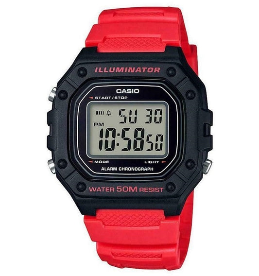 CASIO COLLECTION & VINTAGE W-218H-4BVDF Sonnenbrille Rot
