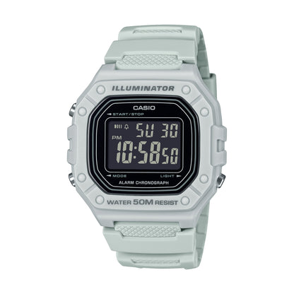 CASIO COLLECTION & VINTAGE W-218H-8BVEF Multifunction Armbanduhr 44 mm Grau ansicht-3