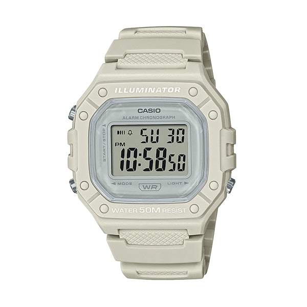 CASIO COLLECTION & VINTAGE W-218HC-8AVDF Multifunction Armbanduhr 43 mm Rot
