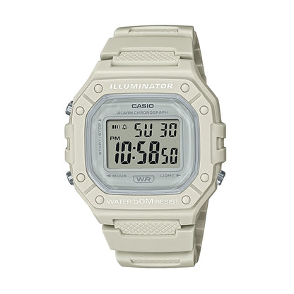 CASIO COLLECTION & VINTAGE W-218HC-8AVDF Multifunction Armbanduhr 43 mm Rot