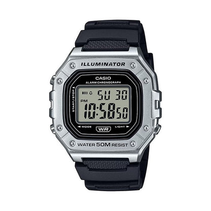 CASIO COLLECTION & VINTAGE W-218HM-7AVEF Multifunction Armbanduhr 43 mm Silber