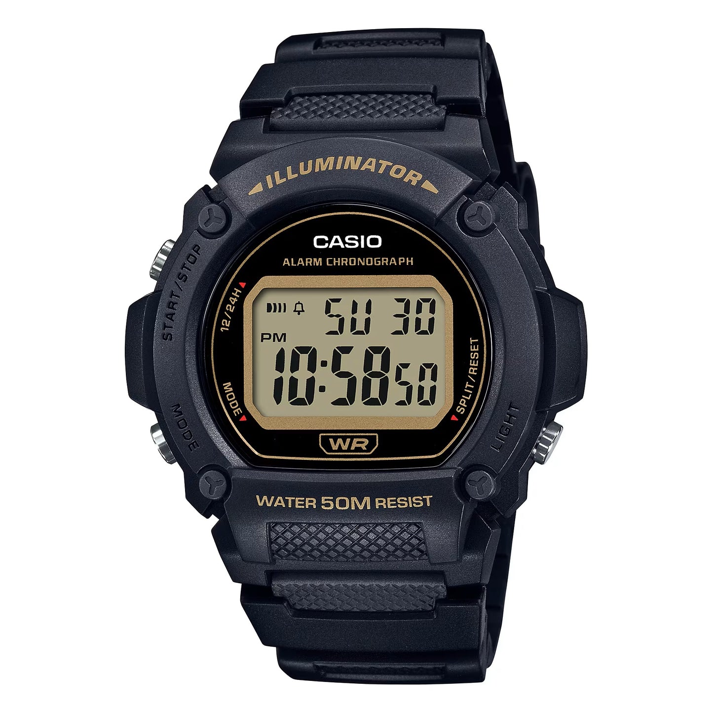 CASIO COLLECTION & VINTAGE W-219H-1A2VCF Multifunction Armbanduhr 47 mm Schwarz