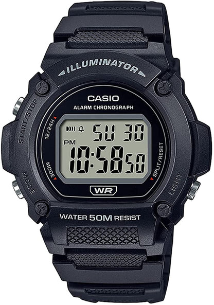 CASIO COLLECTION & VINTAGE W-219H-1AVDF Multifunction Armbanduhr 47 mm Schwarz