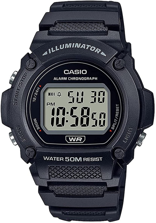 CASIO COLLECTION & VINTAGE W-219H-1AVDF Multifunction Armbanduhr 47 mm Schwarz