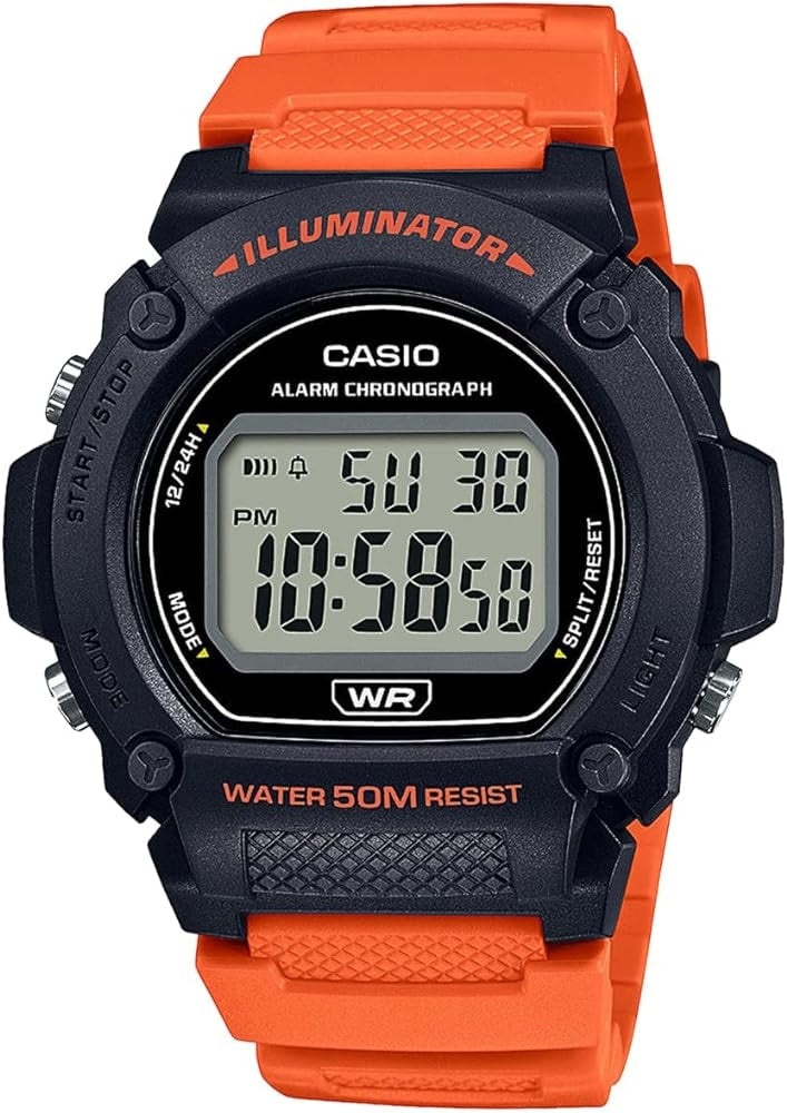 CASIO COLLECTION & VINTAGE W-219H-4AVCF Sonnenbrille Schwarz