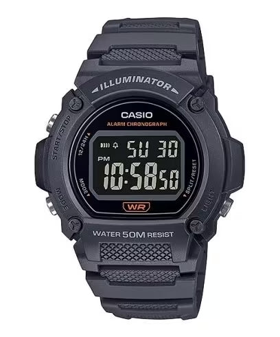 CASIO COLLECTION & VINTAGE W-219H-8BVDF Multifunction Armbanduhr 47 mm Schwarz