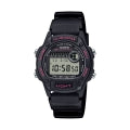 CASIO COLLECTION & VINTAGE W-220H-1A2VEF Multifunction Armbanduhr 36.6 mm Schwarz ansicht-3