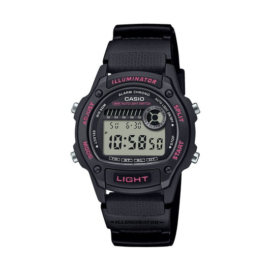 CASIO COLLECTION & VINTAGE W-220H-1A2VEF Multifunction Armbanduhr 36.6 mm Schwarz